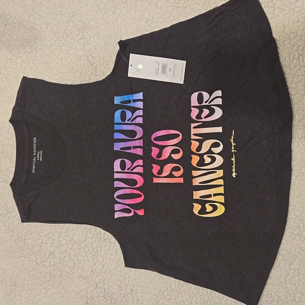 Spiritual Gangster crop tank